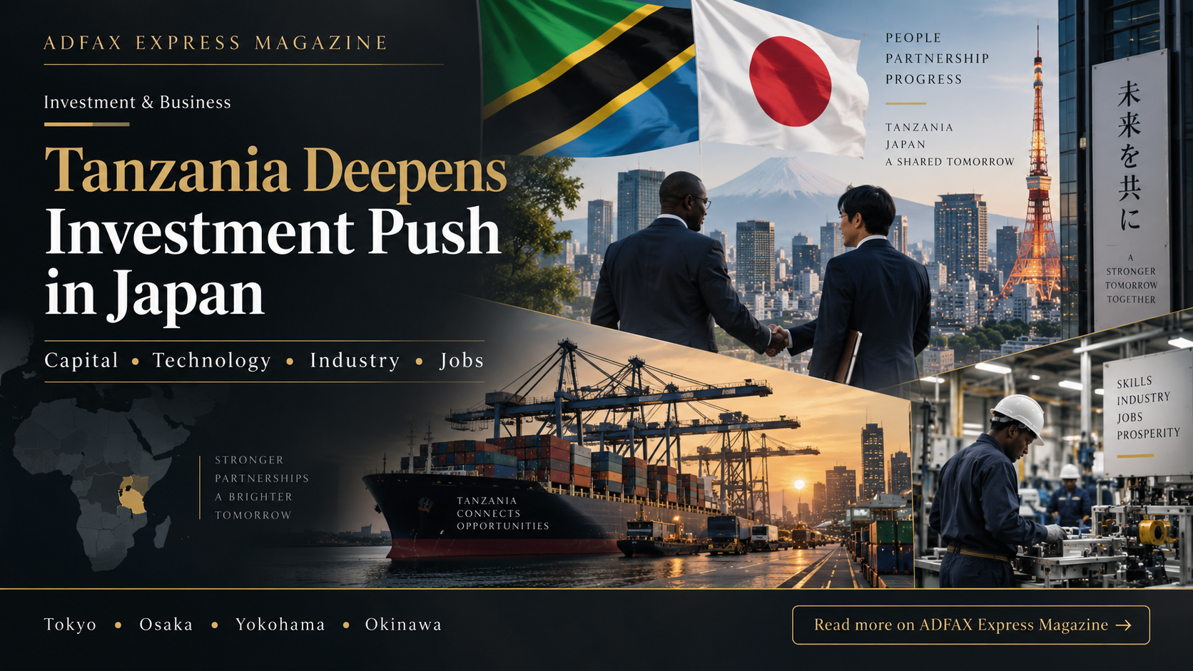 Tanzania Deepens Investment Push in Japan: What It Could Mean for Industry, Technology and Jobs